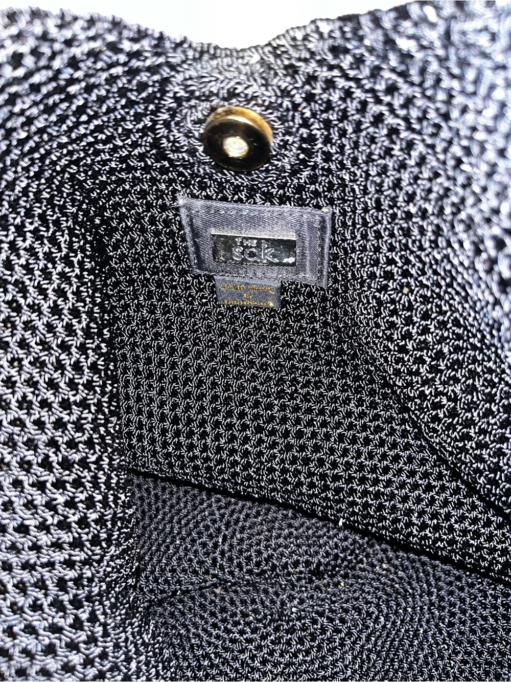 The Sak Black Knit Shoulder Bag - Picture 6 of 6